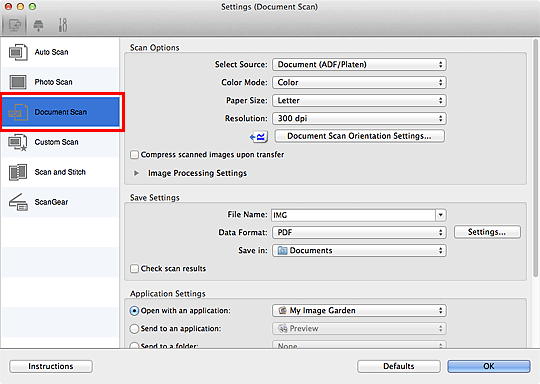 Canon : PIXMA Manuals : MX520 series : Scanning Multiple Documents